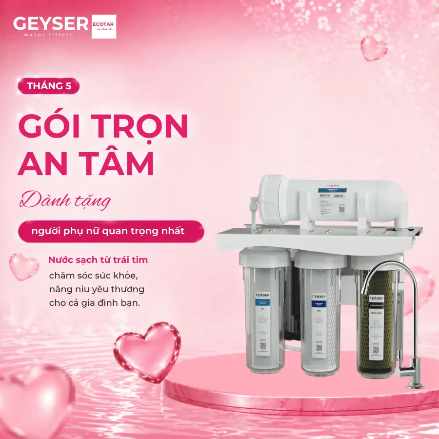 Máy lọc nước Geyser Ecotar Prestige Pro 1000 chính hãng