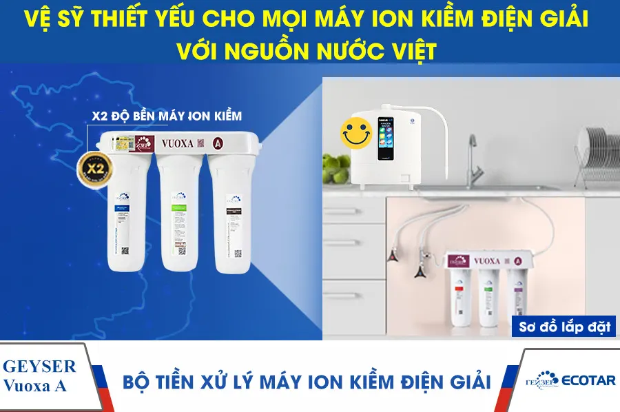 Bộ tiền xử lý cho máy lọc nước ion kiềm Geyser - ảnh 5