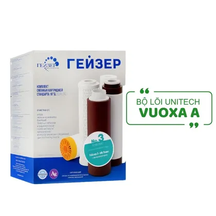 Bộ 3 lõi lọc nước Geyser Vuoxa A nhập khẩu từ châu Âu