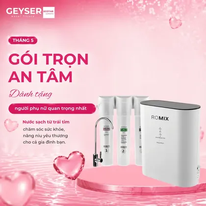 Máy lọc nước chuẩn khoáng Geyser Ecotar 3 ROMIX