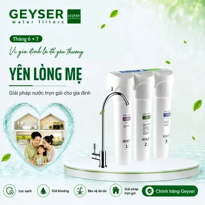 Máy lọc nước chuẩn khoáng Geyser Ecotar 3 Smart