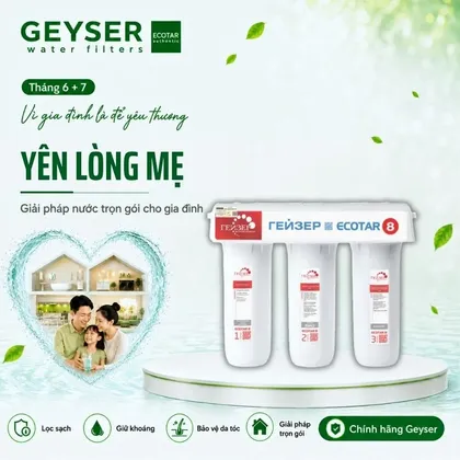 Máy lọc nước nano Geyser Ecotar 8
