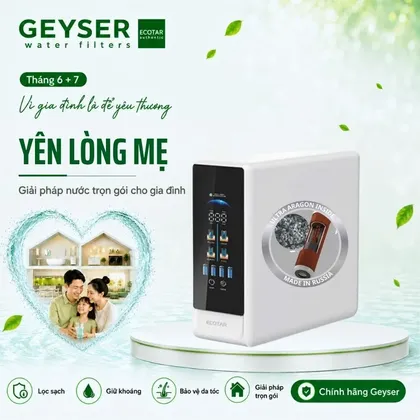Máy lọc nước chuẩn khoáng Geyser Ecotar 9 LUX ROMIX