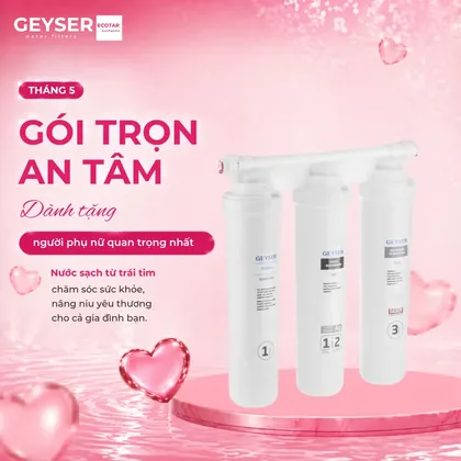 Bộ tiền xử lý cho máy lọc nước ion kiềm Geyser Ecotar Optima
