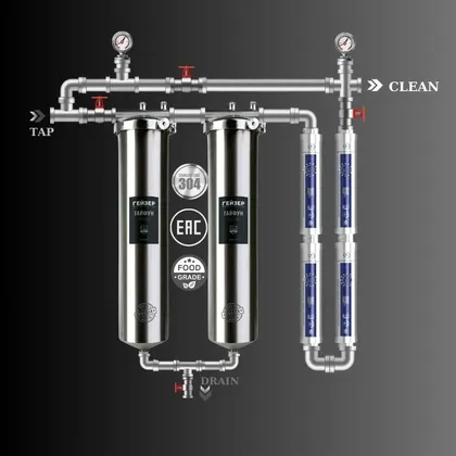 Hệ thống lọc nước tổng đầu nguồn Geyser Ecotar 2F4A