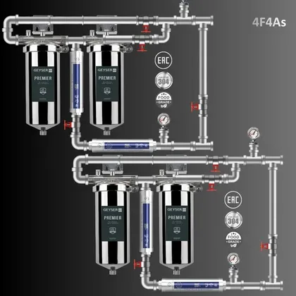 Lọc tổng đầu nguồn âm trần cho Penthouse Geyser Ecotar 4F4As