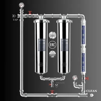 Hệ thống lọc nước tổng đầu nguồn Geyser Ecotar 2F2A