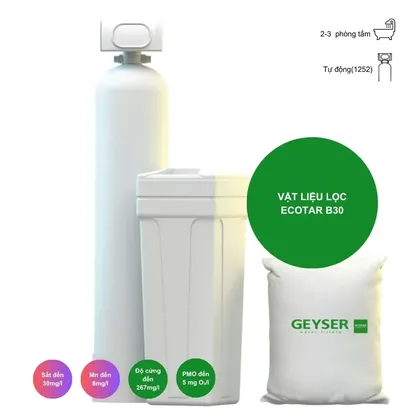 Lọc tổng sinh hoạt đầu nguồn chuyên sâu Geyser Ecotar Aquachef L432