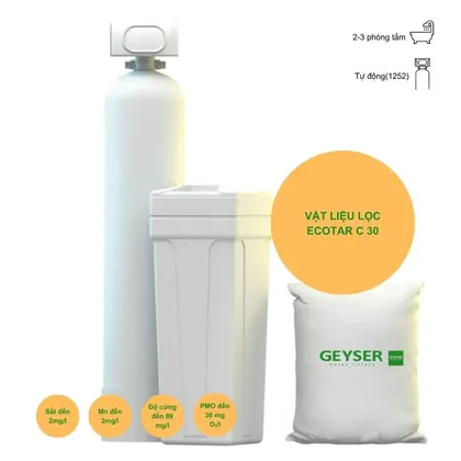 Lọc tổng sinh hoạt đầu nguồn chuyên sâu Geyser Ecotar Aquachief L632