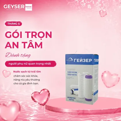 Bộ 5 lõi lọc nước Geyser Vuoxa 5 nhập khẩu Liên Bang Nga