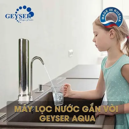 Máy lọc nước mini gắn vòi để bàn Geyser Aqua