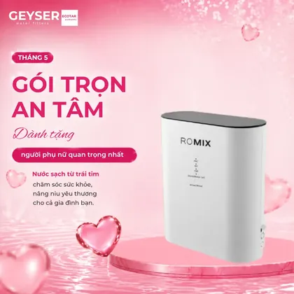 Bộ tiền xử lý cho máy lọc nước ion kiềm ROMIX 800G Geyser